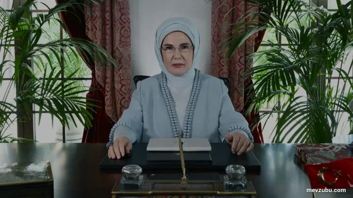 Emine Erdoğan 6 Lider Eşleri Zirvesi'ne video mesajla hitap etti