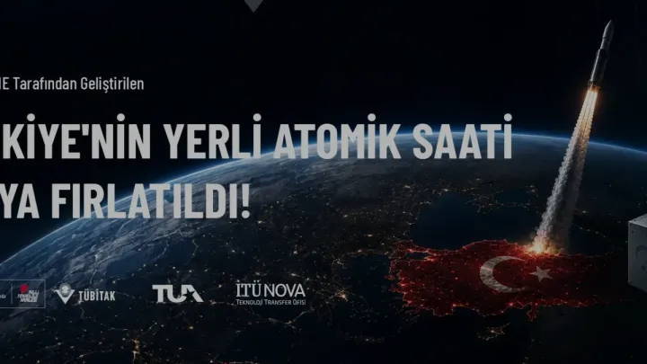 Türkiye'nin yerli atomik saati uzaya gönderildi RAFS dönemi