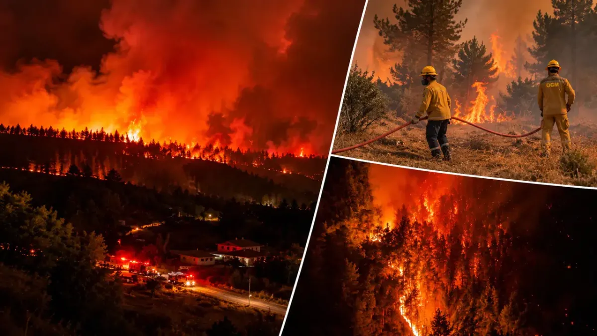 3 İlde Orman Yangını Alarmı: Ekiplerin Alevlerle Mücadelesi Sürüyor